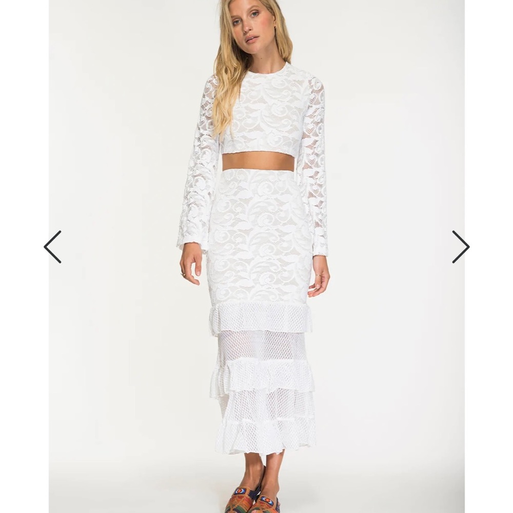 Nightcap Plumeria Lace Set